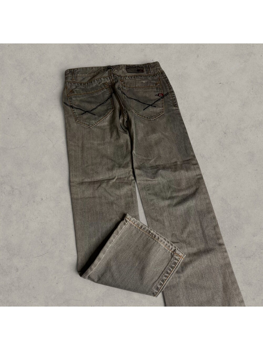 Vintage Style Quiksilver QuikJean Denim Wide-leg Jeans Size 29/18